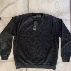 Zanerobe Lowgo Raglan Crew Sweat Black Salt sz: XL